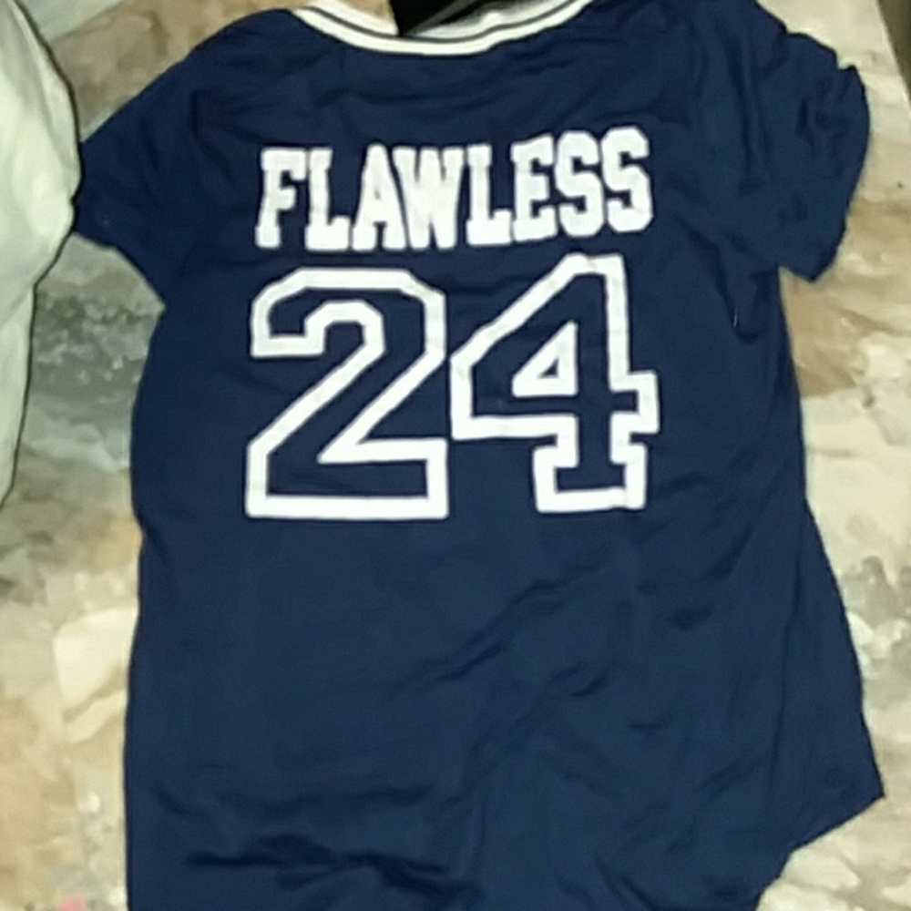 navy blue jersey t shirt